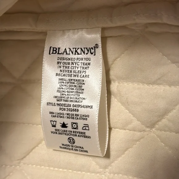 Blue and Cream Patterned Jacket - Picture 6 of 6